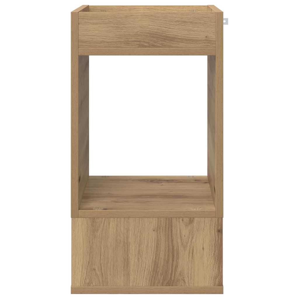 Side Table Artisan Oak 30 x 30 x 56 cm Particleboard