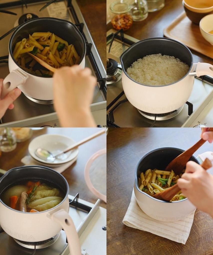 [Afternoon Tea Living] AfternoonTea LIVING [7-in-1 Multi-Pot] Pot & Frying Pan Set JJ22 Logoworks Multi-Pot White