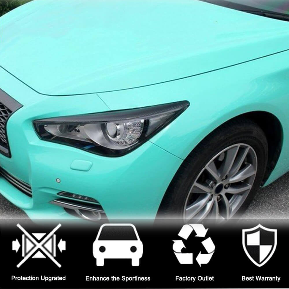 Ресницы на фары (для Q50 2014-2017, Карбон) для Infiniti Q50/Q60