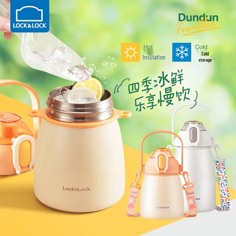 LocknLock 316 Stainless Steel Insulated Tumbler with Straw