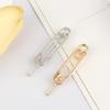 2Pcs Punk Personalized Punk Minimalist Girl Hairpin Hair Accessories Snap-On Side Clips Bangs Clips