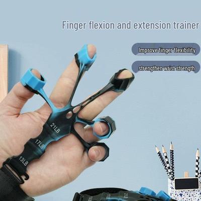 Silicone Vein Trainer: Adult Fitness Resistance Band & Five-Finger Puller