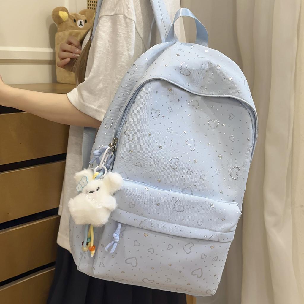 Schoolbag Japanese Cute Cartoon Backpack Female Niche Design Sense Large Capacity Backpack Student Simple Versatile Travel Bag
