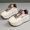 BN High-top Cotton Shoes, Winter Velvet Little White Board Shoes, New Thick-soled Heightening, Student Sports and Leisure