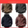 Felpa Casual da Uomo con Design Vintage con Coulisse per il Relax all'Aperto