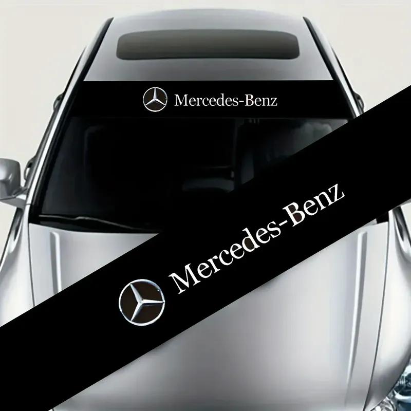 Samolepka na stínění auta 3D personalizovaná samolepka na přední sklo pro Mercedes Benz třídy B R G GLK GLA C200 E200 E300 C200L S400