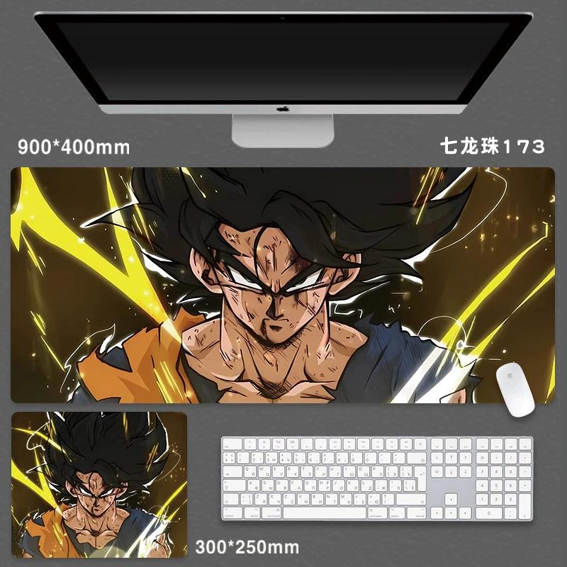 High Quality Japanese Animation Seven Dragon Ball Mouse Pad Oversized Boys Animation Two-dimensional E-sports Game Computer Keyboard Student Desk Pad