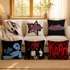 Band Korn Nu Metal Aesthetic Cushion Cover Personalized Short Plush Soft Bedroom Sofa Home Decor Gift