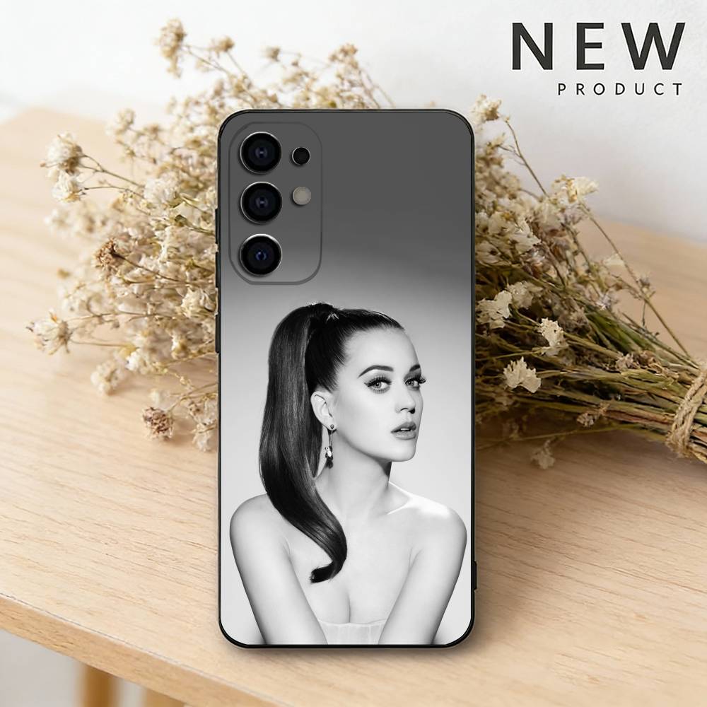 Singer K-Katy Perry phone Case For Samsung S26,25,24,21,22,23,30,20,Ultra,Plus,Fe,Lite Black Soft Cover