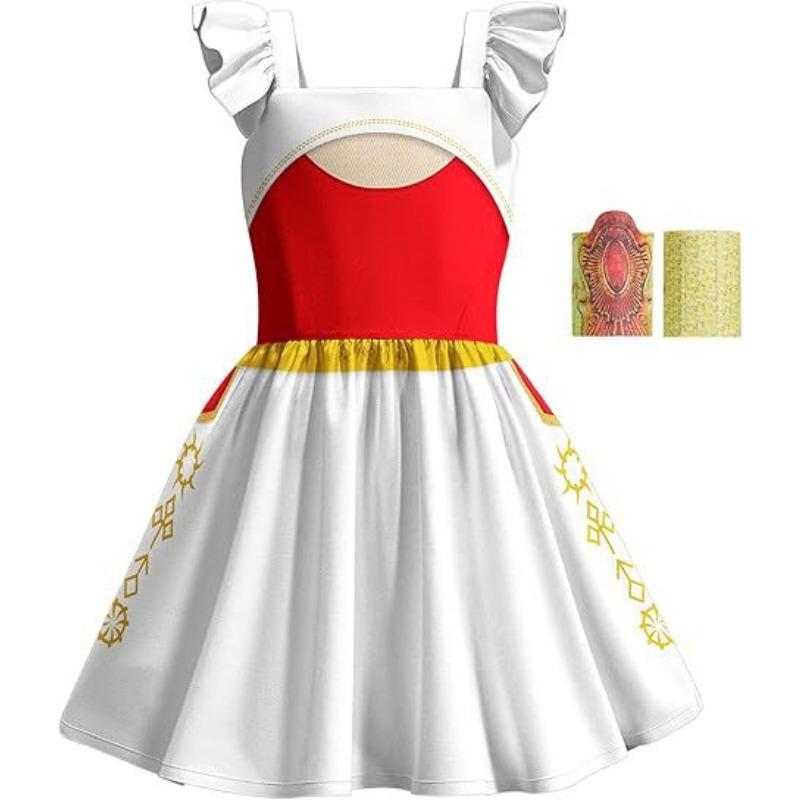 New Korean Wave Girl Group K-POP Witch Hunt Cosplay Rumi Children's Flying Sleeve Dress Cute Beautiful Fashionable Dress