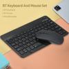 10 Inch Portable BT Keyboard Mouse Combo 78 Keys Rechargeable Mini Keyboard 3-gear DPI Adjustable