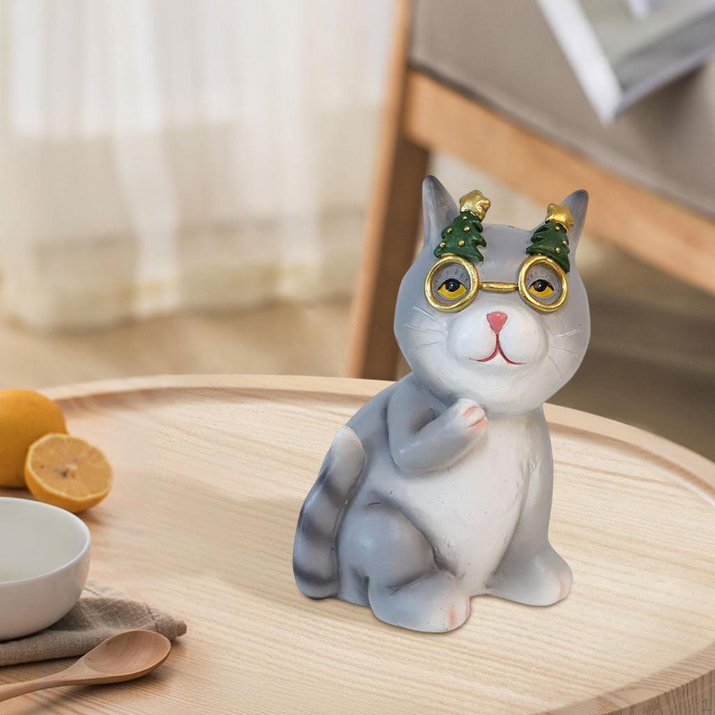 Cat Statue Home Decoration, Ornaments for Modern Decoration Large Animal Sculpture