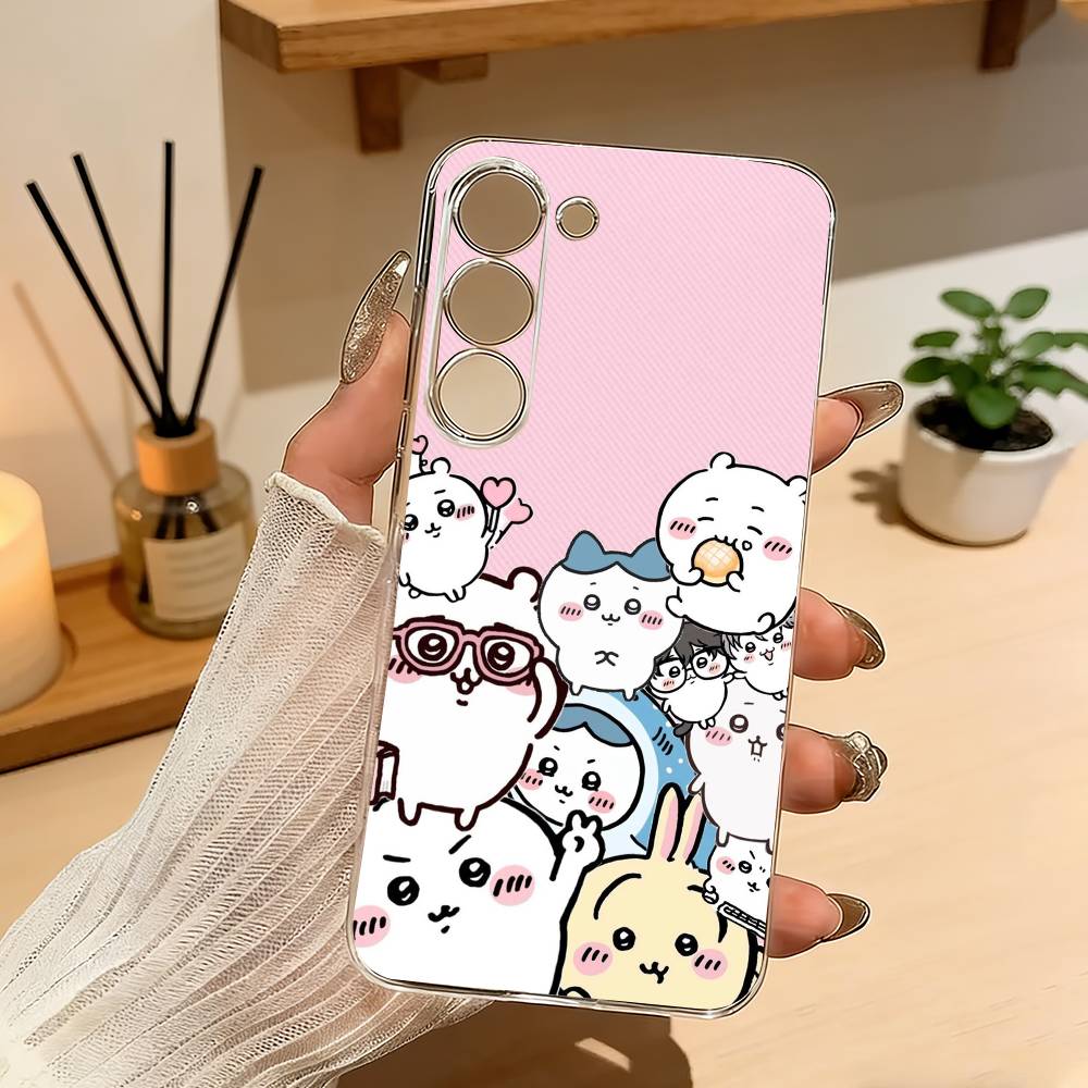 Cute C-C-Chiikawas Phone Case For Samsung Galaxy A71,A70,A52,A51,A40,A30 Transparent Cover