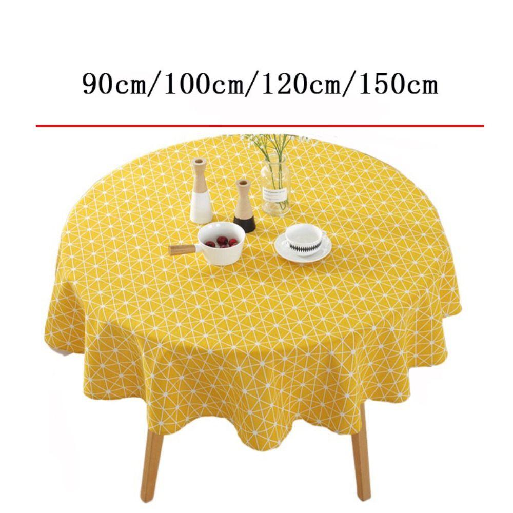 Soft Table Cover Thicker Table Decor Cloth INS Style Round Tablecloth  Table Decorations