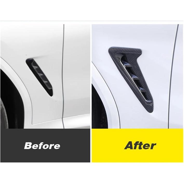 Car Fender Side Vents Fit for BMW X3 G01 X4 G02 Air Intake Trim