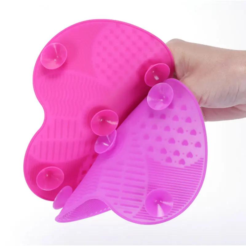Nettoyeur de brosse en Silicone, brosse de lavage de maquillage cosmétique, tapis de nettoyage de Gel, fond de teint, planche à récurer