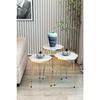 3-piece Nesting Coffee Table And Coffee Table Set Gold Octagonal Coffee Table Set Wire Leg Coffee Table Set