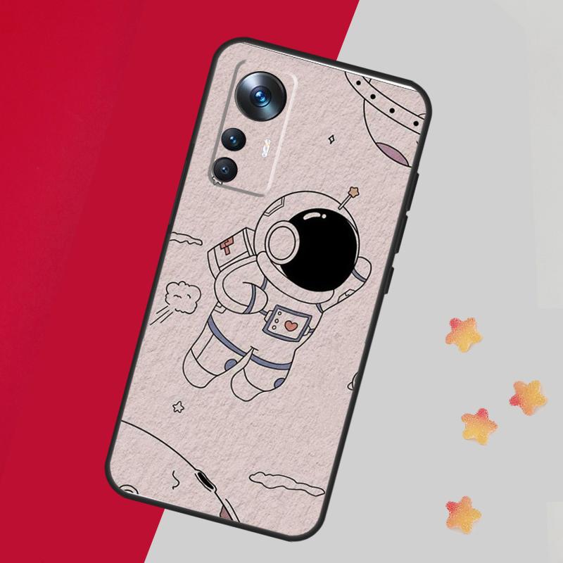 Cute galaxy Astronaut Case For Xiaomi 15 14 13 Ultra 11T 12T 13T 14T Pro Cover For POCO X7 X6 X3 X5 F5 F6 F7 Pro