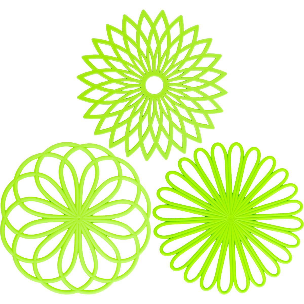 Heat-Resistant Hot Pot Holder Silicone Table Mat Hot Dish Placemat Pad Drink Cup Coasters Multipurpose Kitchen Accessories L
