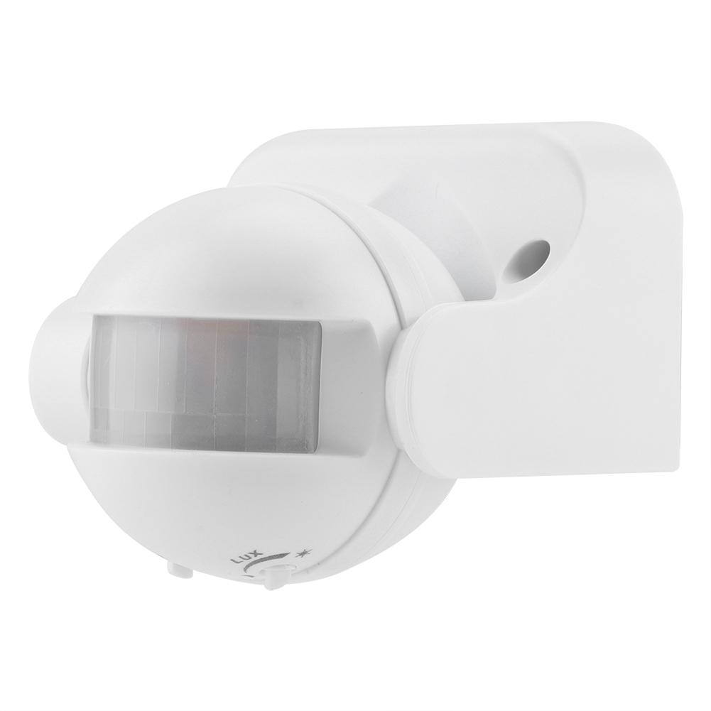 AC110-240V 10A Angle Adjustable Automatic Infrared Sensor Human Body Induction Switch