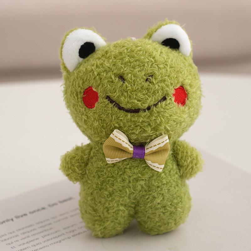 Adorable Plush Toy Frog Keychain Couple Bag Pendant Wedding Toss Machine Doll