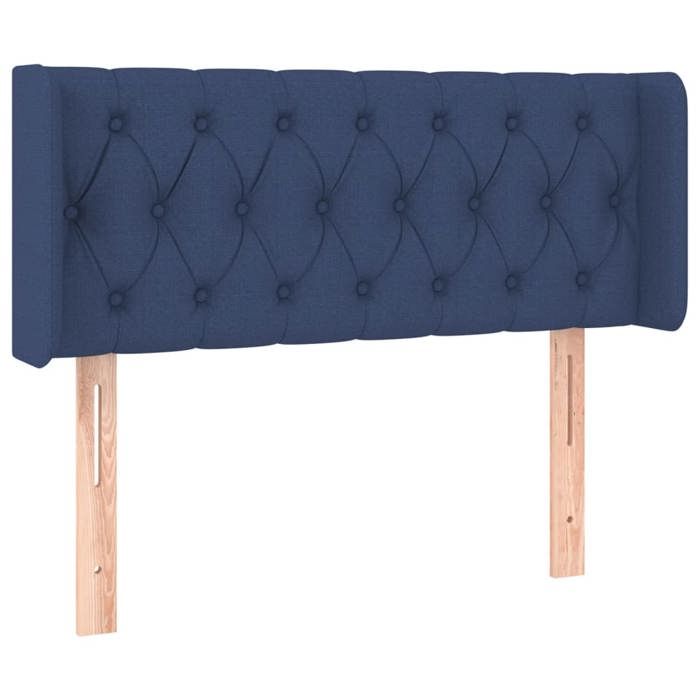 VidaXL LED Headboard Bedroom Furniture Single Bed Accessory Headboard Bed Frame Interior Blue 3123560
