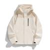 Printed Color-blocking Jacket for Men and Women The Same Style Spring and Autumn Trendy Waterproof Hooded Loose Couple Jacket for Men