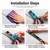 Cat Eye Car Door Anti-Collision Strip 5 Color RGB LED Light Bars  Car Accessories