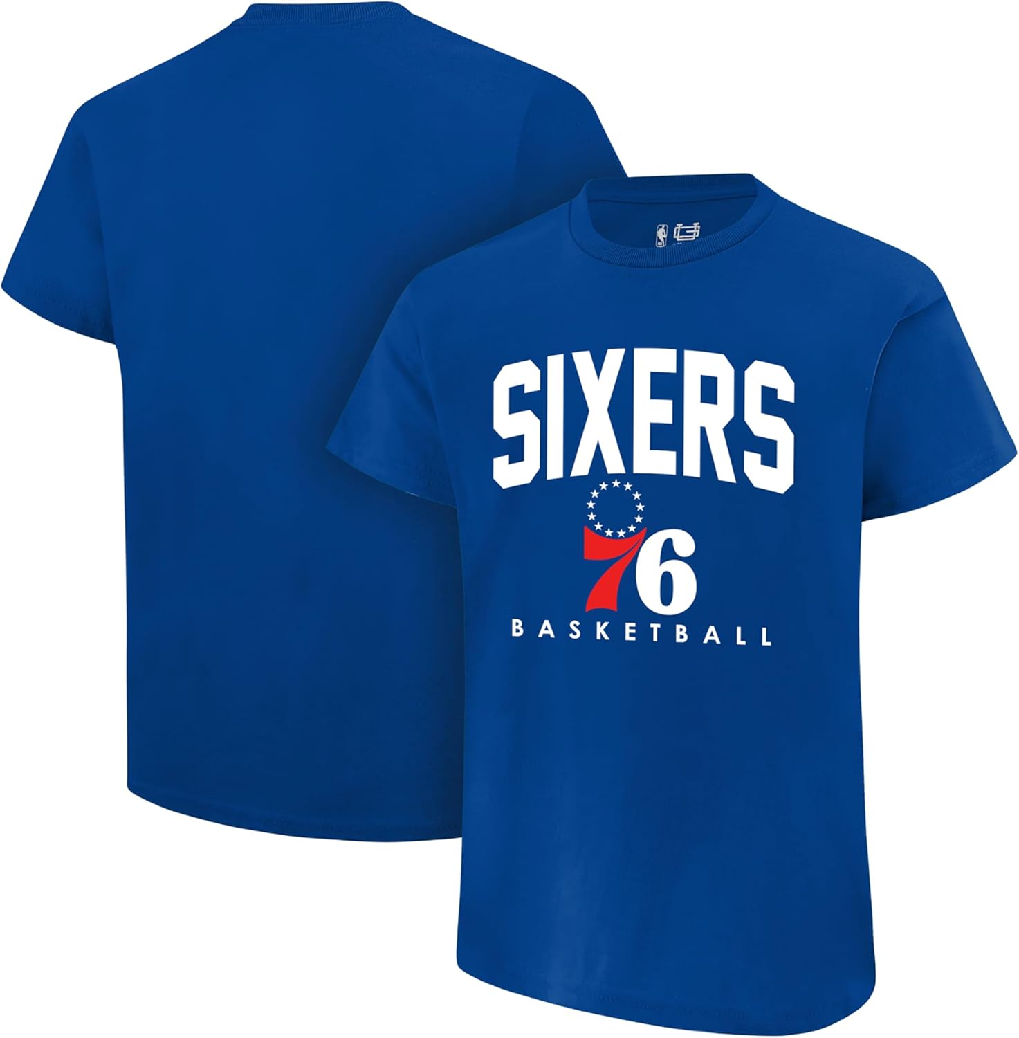 Ultra Game Youth NBA Official Arched Plexi Short Sleeve T-Shirt S разноцветный