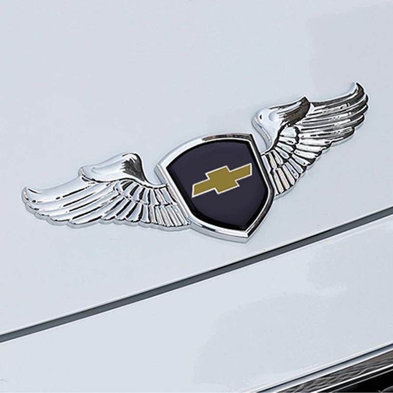 AABHE1 Per Emblema Logo Chevrolet Aveo Cruze Malibu Trax Lacetti Niva Captiva Camaro Metallo Auto Cofano Emblema Adesivo Auto Accessori Anteriori