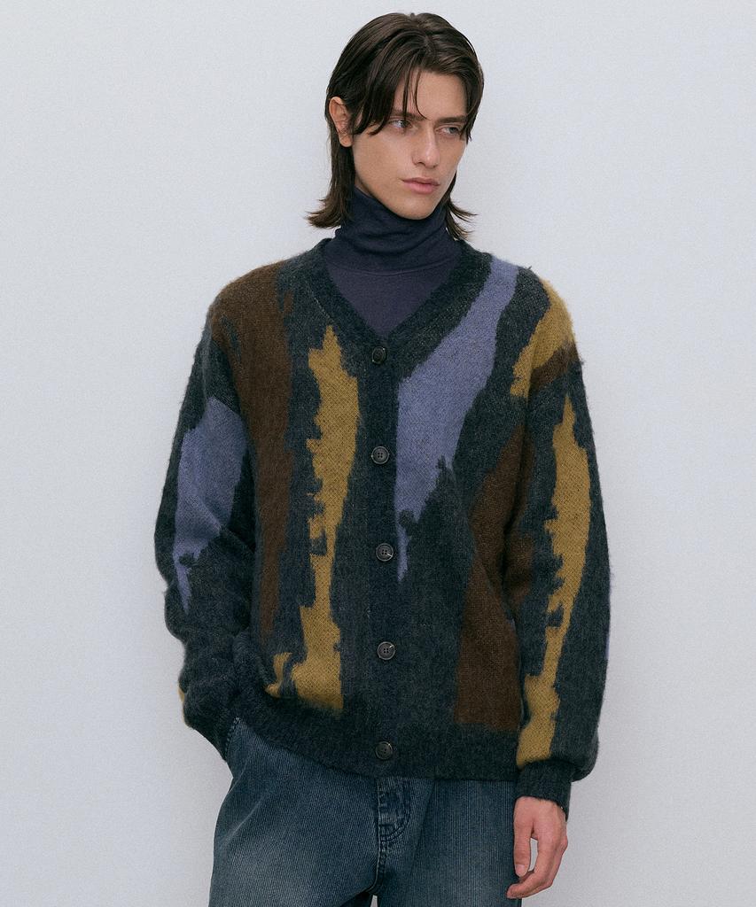 Endoor Blend Knit Cardigan (Charcoal)