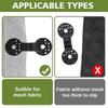 Shade Net Fixing Clips Durable Reusable Plastic Easy Install Weatherproof for Garden Patio Outdoor Greenhouse Use