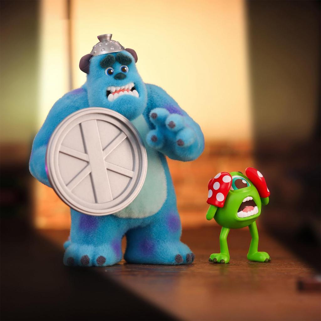 TOP TOY Disney Monsters, Inc. "Work Diary" Series [1 Piece] Gachapon Blind Box Figure Plastic Model Premium Toy Disney Pixar Sully & Mike Character