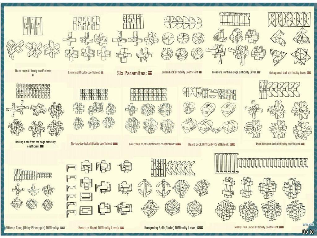 Colorful Wooden Kongming & Luban Lock Puzzle - Fun Brain-Teasing Disentanglement Challenge