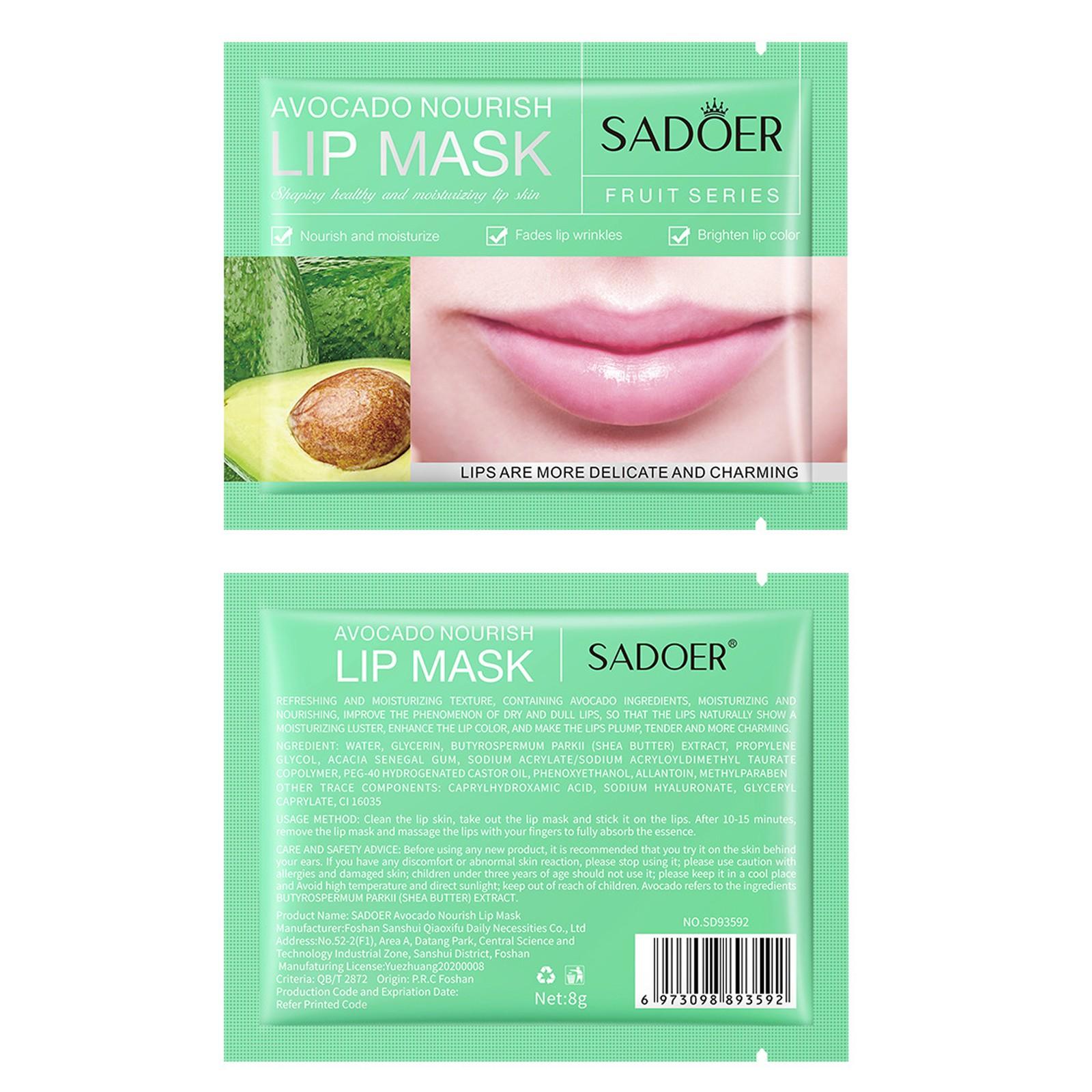 

Variety Of Fruit Lip Mask ,Lips Nourishing Spa,Moisturize Lips,Lip Film 8ml
