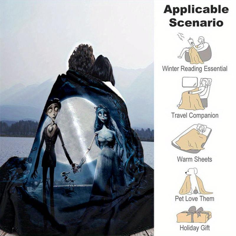 1 ks, Nevěsta z hrobu Domácí dekorace Přehozová deka Perfektní na pohovku, postel, cestování