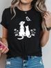 Unisexs Cute Pink Dolphin Graphic Tshirt Ocean Animal Print Casual Crewneck Short Sleeve For Daily Wear Vacation