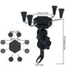 Handyhalter aus Aluminiumlegierung Motorrad Fahrrad Fahren Feste Handyhalterung Lenker-Handyhalterung