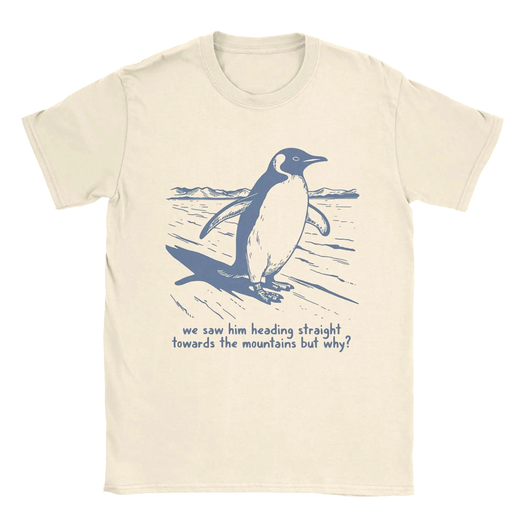 Women TShirts But Why Penguin Nihilist Penguin 2026 New Summer Casual Tees Fashion Short Sleeve  T Shirt Round Collar Clothes S