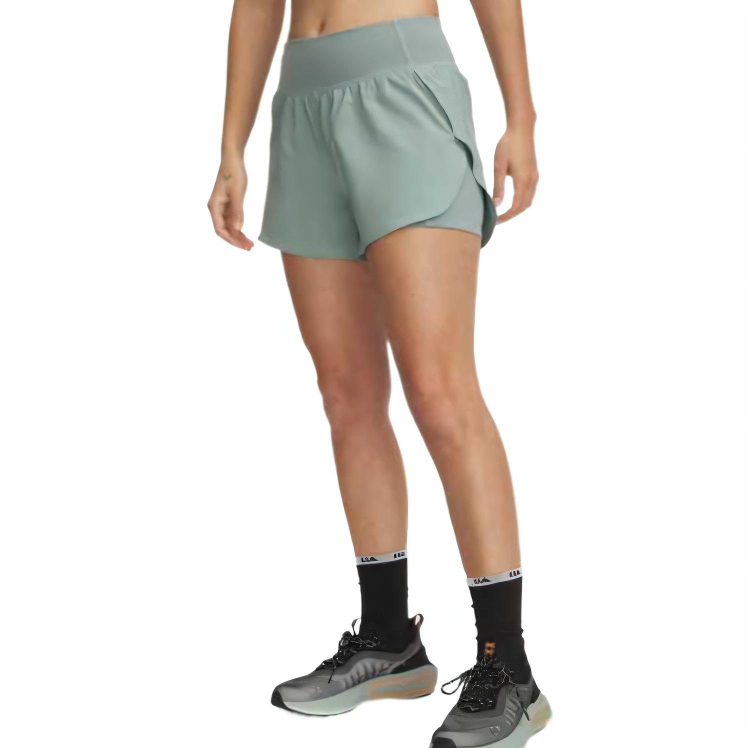 Under Armour VanishStorm Sports Shorts Women s Light Green 1376936-348 SM