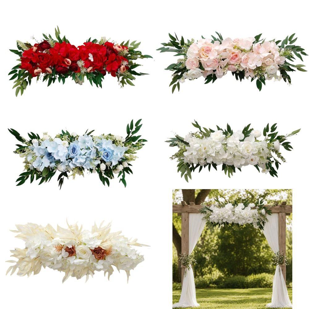 Peonies Rose Mix Flower Wreath Simulation Flower Wedding Arch Flowers Wedding Decor