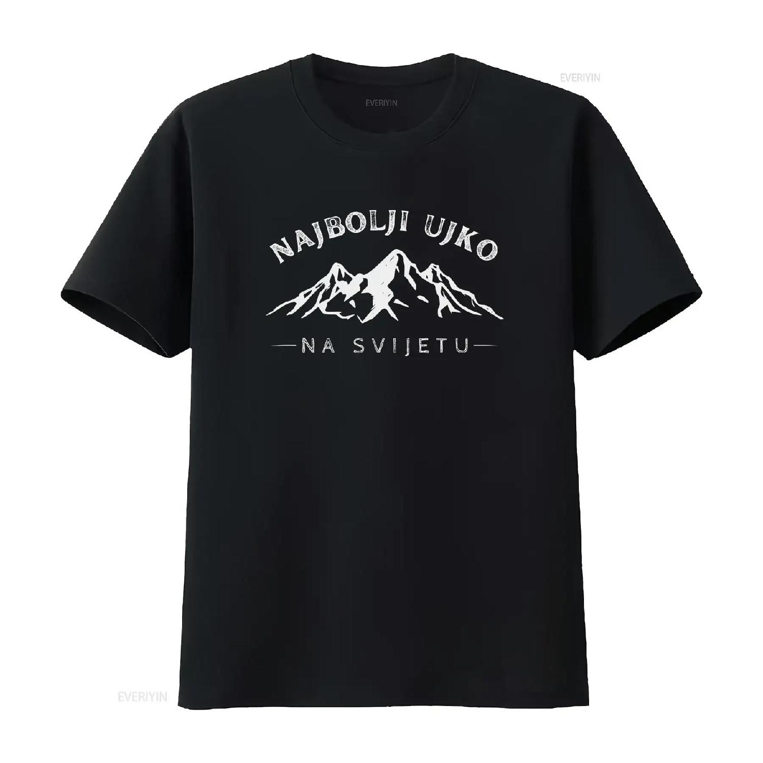 Najbolji Ujko na Svijetu Svetu T Shirt Bosnian Croatian Serbian Uncle Balkan Best Present Hrvatska Majica Poklon Men s vintage S