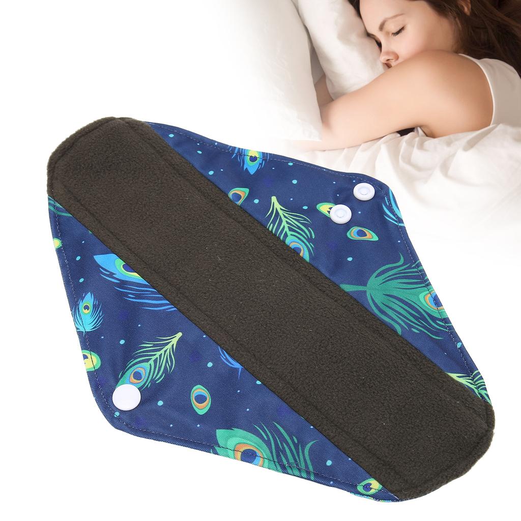 Wiederverwendbare Menstruationsbinden Waschbare Auslaufsichere Damenhygienebinden Übernachtbinden für FrauenM