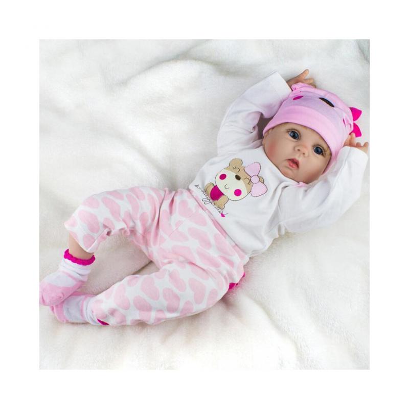 Reborn 22" Baby Doll Lifelike Soft Silicone Realistic Real Life Doll Gift Xmas