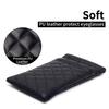 Portable Spring Auto-close Glasses Bag Leather Glasses Storage Bag  Eyewear Protector Case
