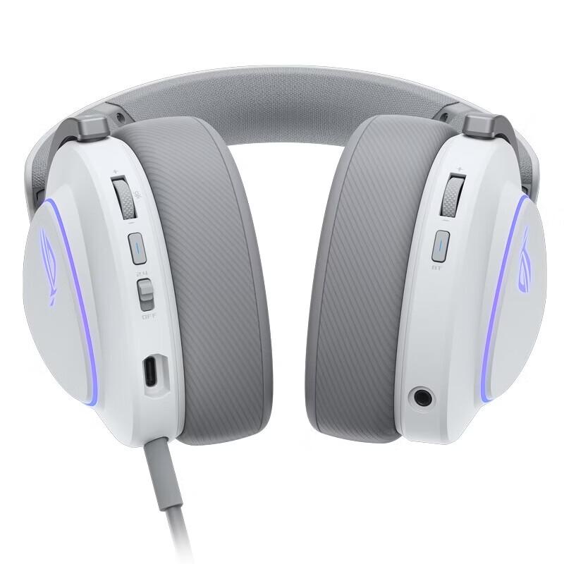 ROG Prism 2 Moonlight White Wireless Tri-Mode Gaming Headset