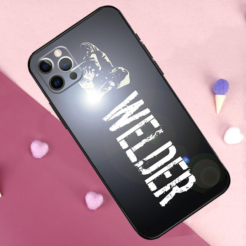 

Welder Welding Phone Case For iPhone 17 Pro Max 11 14 15 16 Pro Max Plus 12 13 Mini 16e 17 Air Back Cover iPhone 17 Air