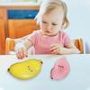 Cute Lovely Simulation Banana Squeeze Toy Soft Super Soft Super Elastic Fruit Toys Elastic Pink Slow Rebound Fruit Toy Adult