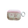 Ins Pink and White Line Bear AirPods 1 Generation Protective Case for Apple Wireless Bluetooth Headset Pro1/1 Generation