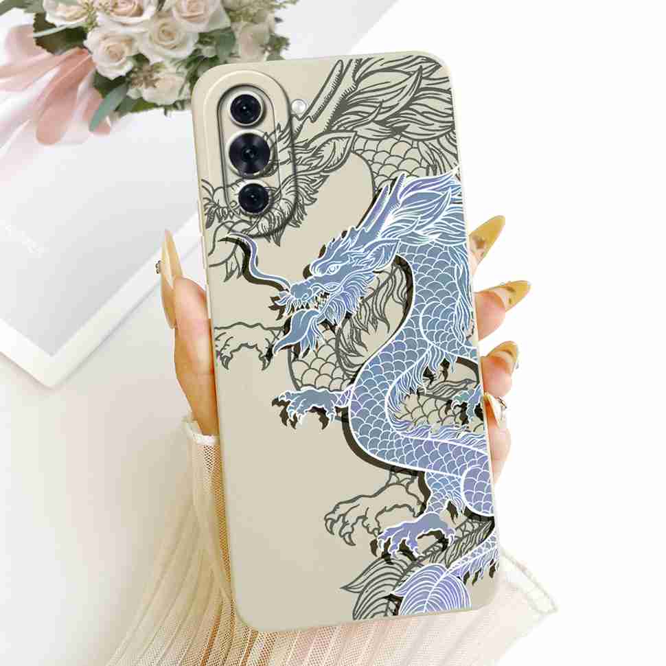 For Huawei nova 10 4G NCO-AL00 Case Cartoon Cat Soft Silicone Back Cover For Huawei nova10 Nova 10 4G Shockproof Phone Cases